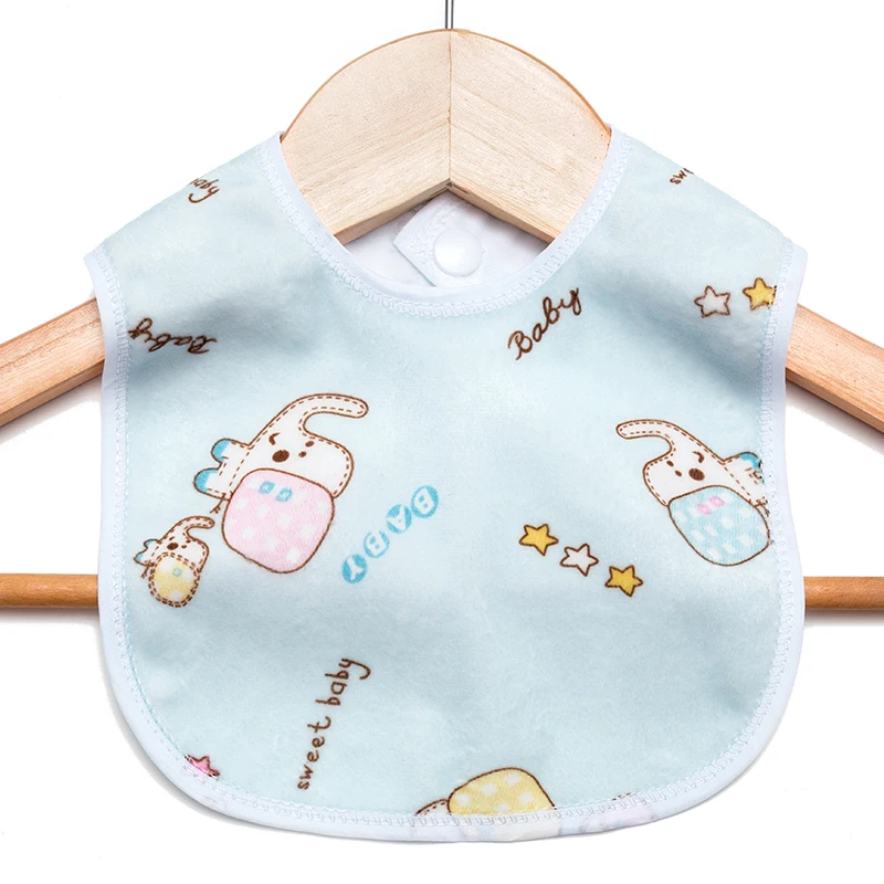 DMROLES Baby Cute Cartoon Childlike Infant Toddler Boy Girl Bibs Child Waterproof Cotton Bandana Burp Cloths | Детская одежда и