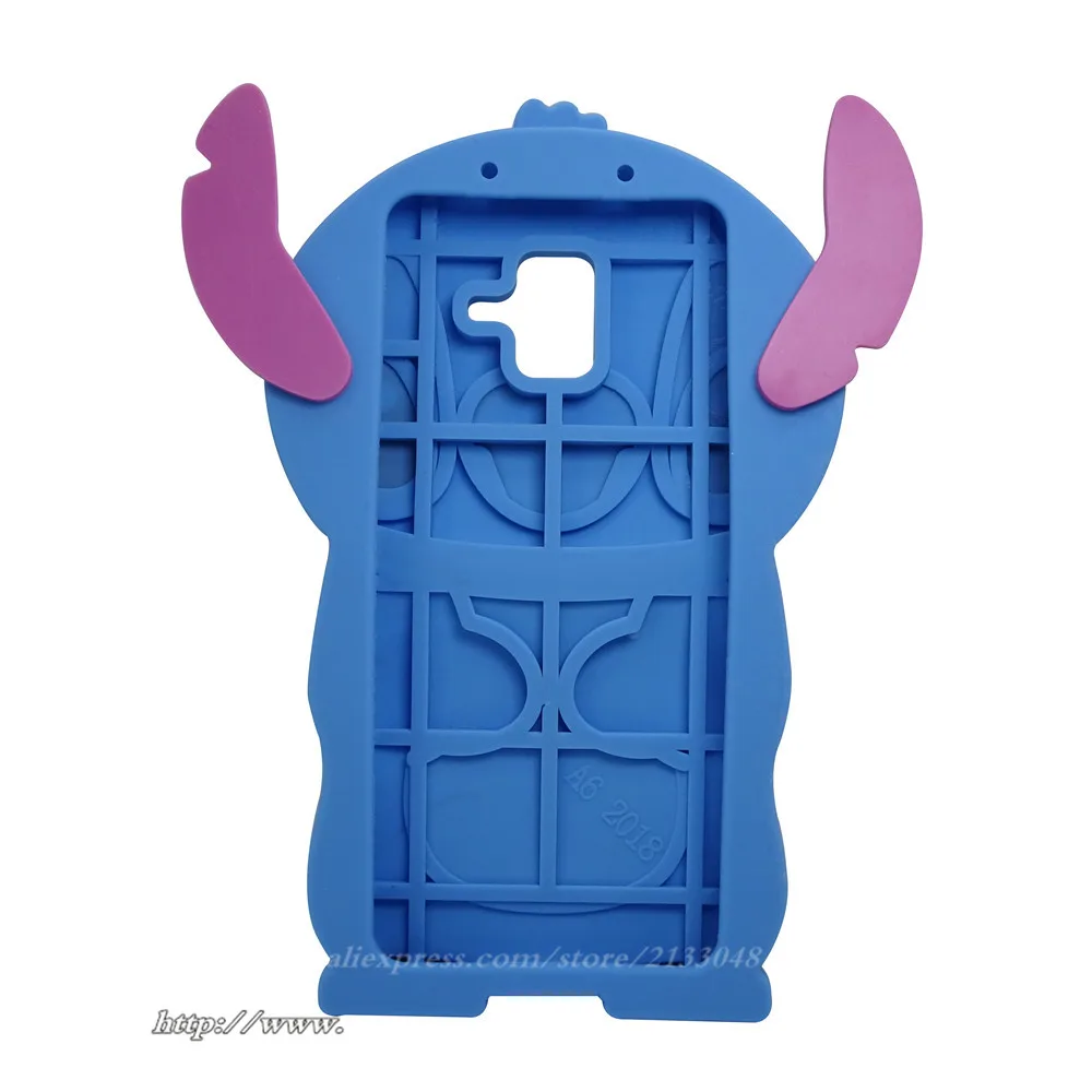 Чехол для samsung Galaxy A6 Plus чехол SM-A605G A605G Coque 6 дюймов 3D мультяшный улыбающийся Минни для samsung A6 A6 Plus
