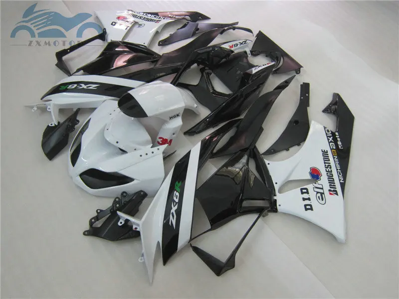 Комплект обтекателей из АБС-пластика на заказ для KAWASAKI Ninja 2009- 2012 ZX6R комплект