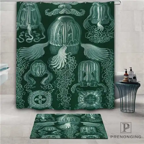 На заказ Haeckel Acephala (1) водонепроницаемый занавеска для душа коврик дома ванной
