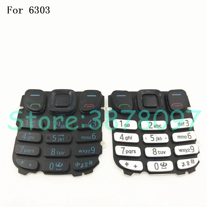 Оригинальная английская клавиатура с кнопками клавиатуры для Nokia 6303 6303c