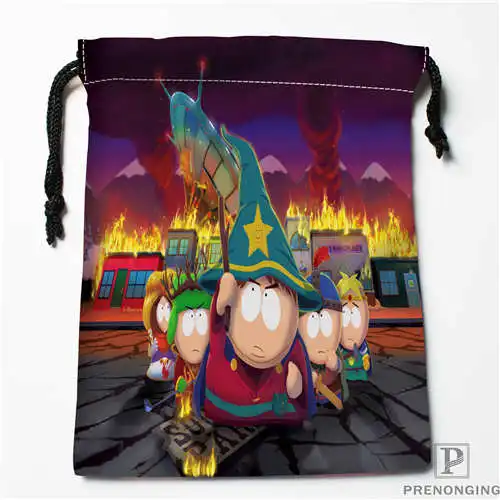 Bags Пользовательские печати south_park_(1 шнурок хозяйственные сумки дорожный мешочек для хранения сумка для плавания, походов, Игрушек Унисекс мульти Size18-12-31-117 - Цвет: Bags