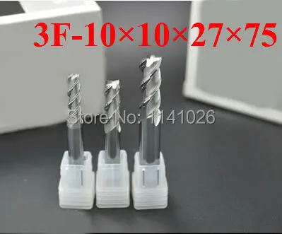 

3F-10*10*27*75 Aluminum Carbide End mills,Carbide CNC End mill , lathe tool,boring bar,cnc,machine
