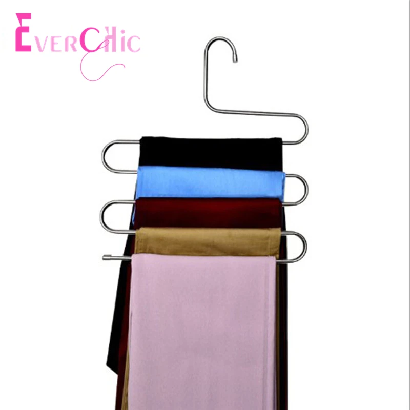 Хит продаж Волшебная вешалка для брюк из нержавеющей стали многофункциональные