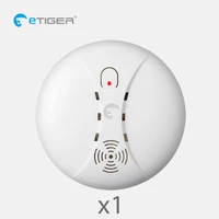 d5a wireless fire protection smoke detector portable alarm sensors for home security alarm system in our store