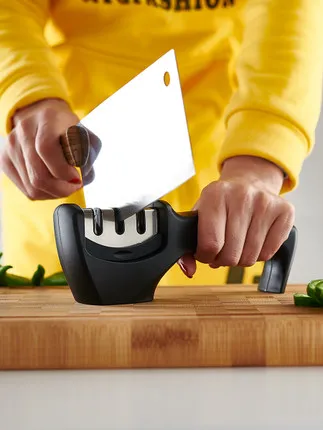 

Точилка для кухонных ножей, профессиональный инструмент для заточки, 3 уровня, 10 лет службы