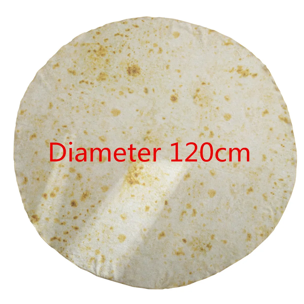 Diameter 120cm Супер мягкие домашние декоративные буррито одеяла круглой формы диван самолет тортилья пледы коралловый флис фланелевые одеяла - Цвет: Diameter 120cm