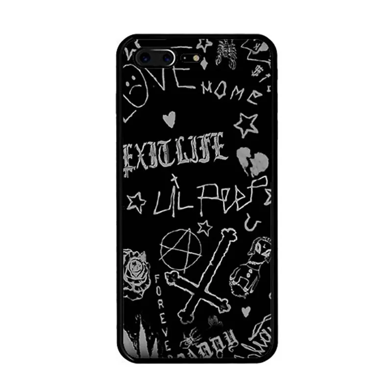 TPU Emo Lil Bo Peep Lil черный ТПУ Мягкий силиконовый чехол для телефона для iPhone11 11PRO MAX 8 7 6 Plus 6S X XS MAX XR 5 5S SE - Цвет: TPU