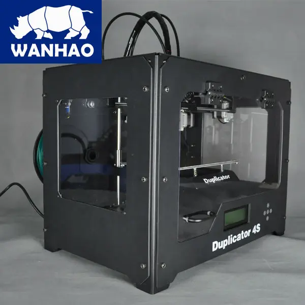 2018 upgraded D4S double extruder auto leveling high performance and accuracy fed with 1.75mm PLA filaments WANHAO manufactured