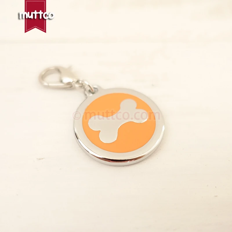 Бирка для собаки с рисунком костей 30 мм бесплатная доставка|dog id|bone dog tagdog tag bone |