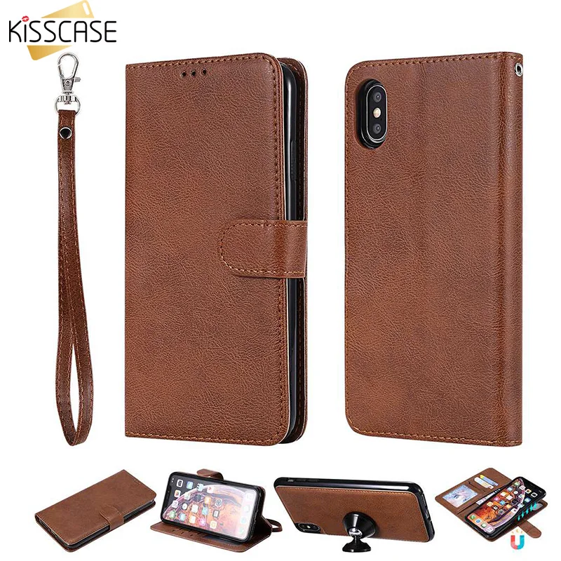 KISSCASE Роскошный кожаный чехол для телефона Samsung A3 A5 A7 2017 2016 Galaxy J2 Pro J4 J6 J8 A6 A8 A9 2018