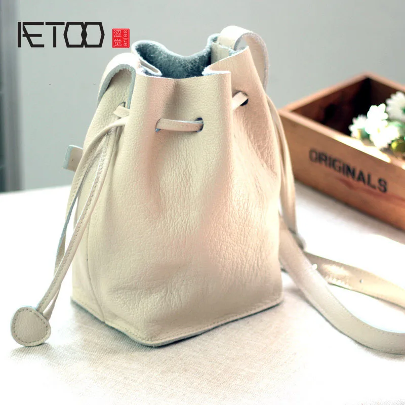 AETOO женская сумка 2017 Новый первый слой кожи Корейская версия ремня с кожаной