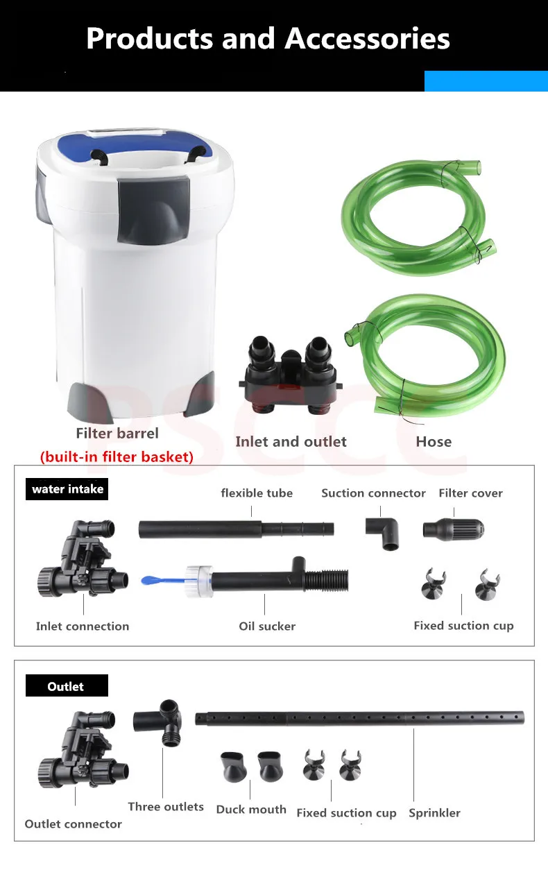 3000L/ч SUNSUN HW-3000 Fish tank внешний filterfrequency преобразования Регулируемый кроме масла плёнки фильтр с бактерицидной лампы