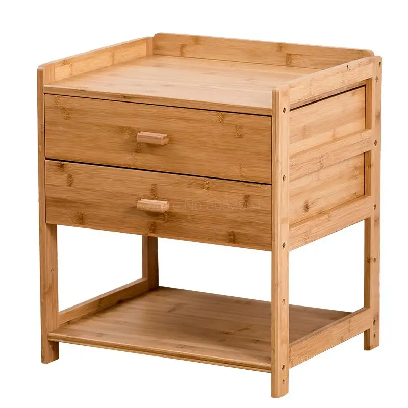 Бамбуковый прикроватный столик простая Мини кровать маленькая фотография