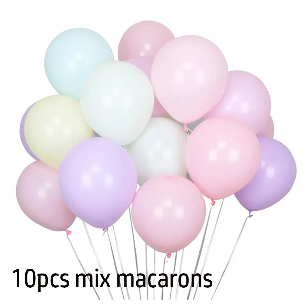 macaron mix 10pcs 1 шт. 100*97 см Розовый пони 3D Маленькая Лошадь Единорог шары с днем рождения Единорог вечерние гелиевый воздушный шар покрытый фольгой дети животные игрушки Globos - Цвет: macaron mix 10pcs