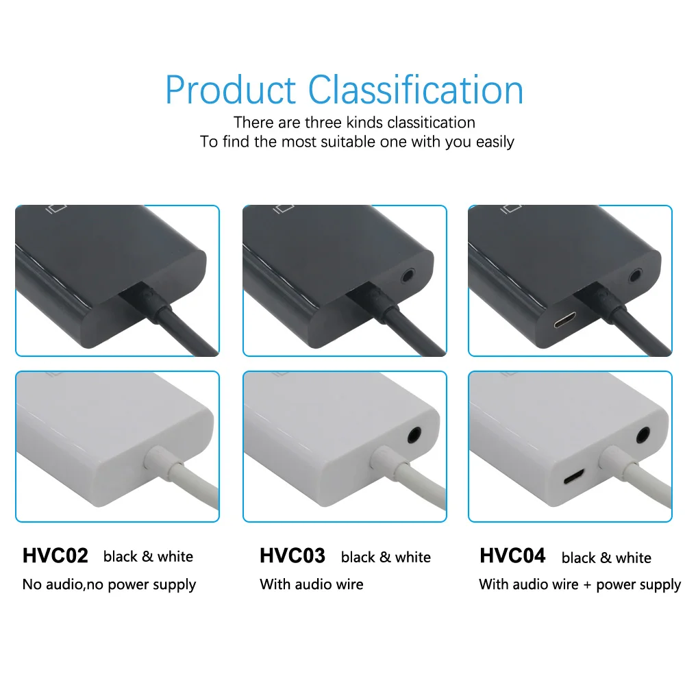 HDMI к VGA адаптер с 3 5 мм аудио кабель папа женскому 1 4 в 1080P для Apple TV ноутбук