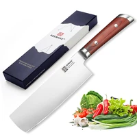 keemake chef knife kitchen knives top quality german 1 4116 steel sharp blade 58hrc color wood handle 7 cleaver meat cut tool