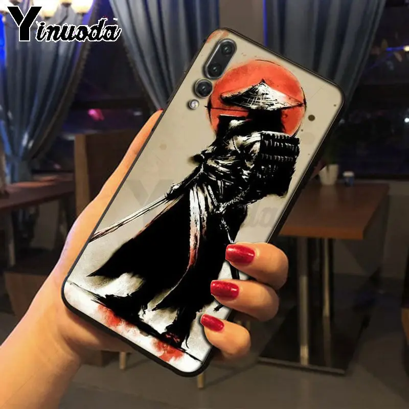 Yinuoda мягкий чехол для телефона с рисунком самурая Ниндзя Для Huawei P20pro mate10lite p9 p10plus
