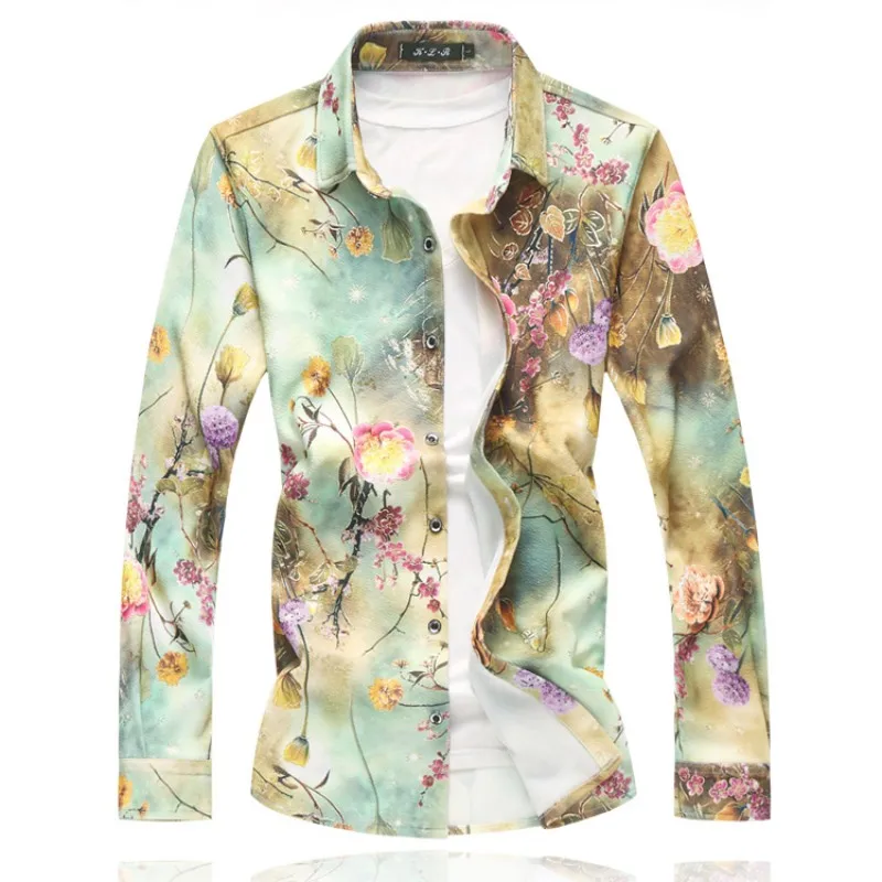 Новинка 2020 мужские рубашки с длинным рукавом Свободная Повседневная рубашка