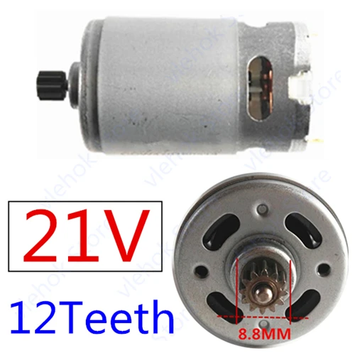12Teeth 21V 8.8MM 9 т 11 зубов 13 зубов 14 зубов 15 зубов RS550 10,8 в 12 В 14,4 в 18 в для BOSCH DeWALT HITACHI MAKITA METABO Milwaukee Hilti Ryobi мотор - Цвет: 12Teeth 21V 8.8MM