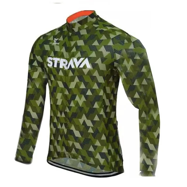 2 Strava, длинный рукав, Джерси для велоспорта, MTB, велосипедная одежда, Мужская дышащая одежда для велоспорта, Ropa Maillot, Ciclismo, Hombre, Bicicleta - Цвет: 2