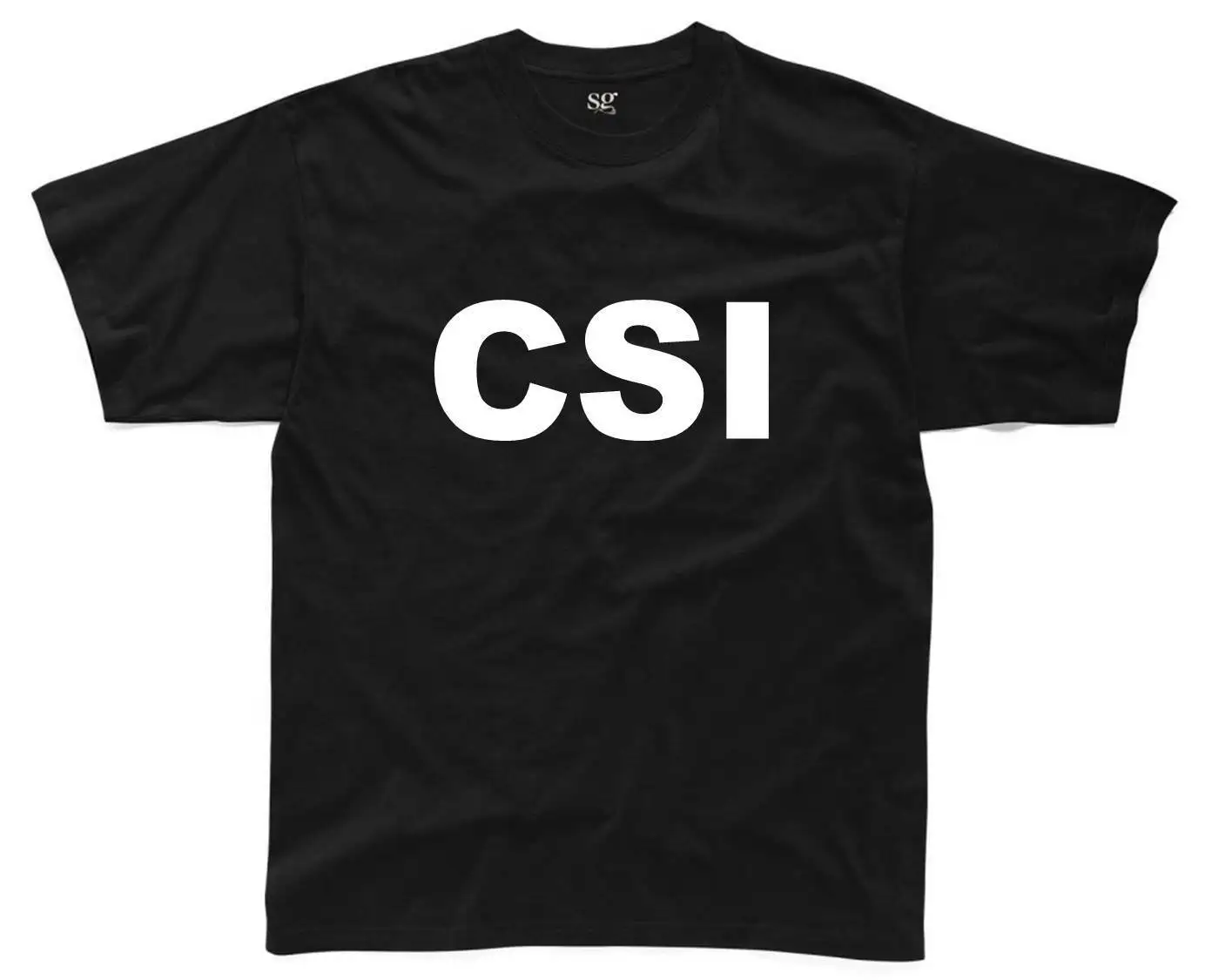 CSI Мужская футболка s Funny черная забавная печатная нарядная одежда костюм топ с