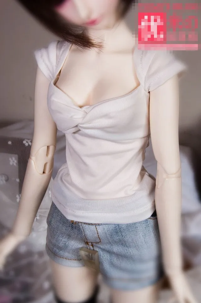 Сексуальная футболка с большим бюстом для BJD 1/4 MSD 1/3 SD16 кукольная одежда на заказ