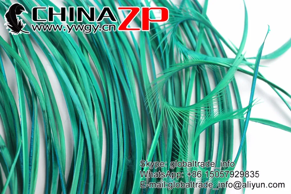CHINAZP гусиное перо 20 ~ 25 см (от 8 до 10 дюймов) достаточное количество цветов павлин