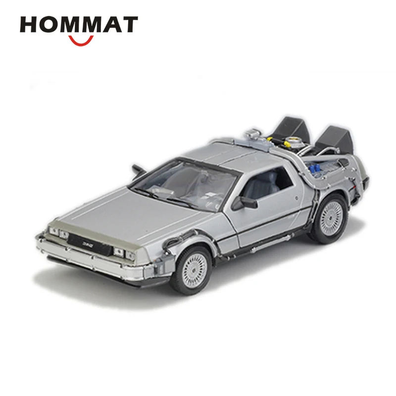 HOMMAT моделирование Welly 1:24 весы DeLorean DMC-12 Назад в будущее 1 сплав модель автомобиля игрушка литая под давлением модель автомобиля коллекционный подарок