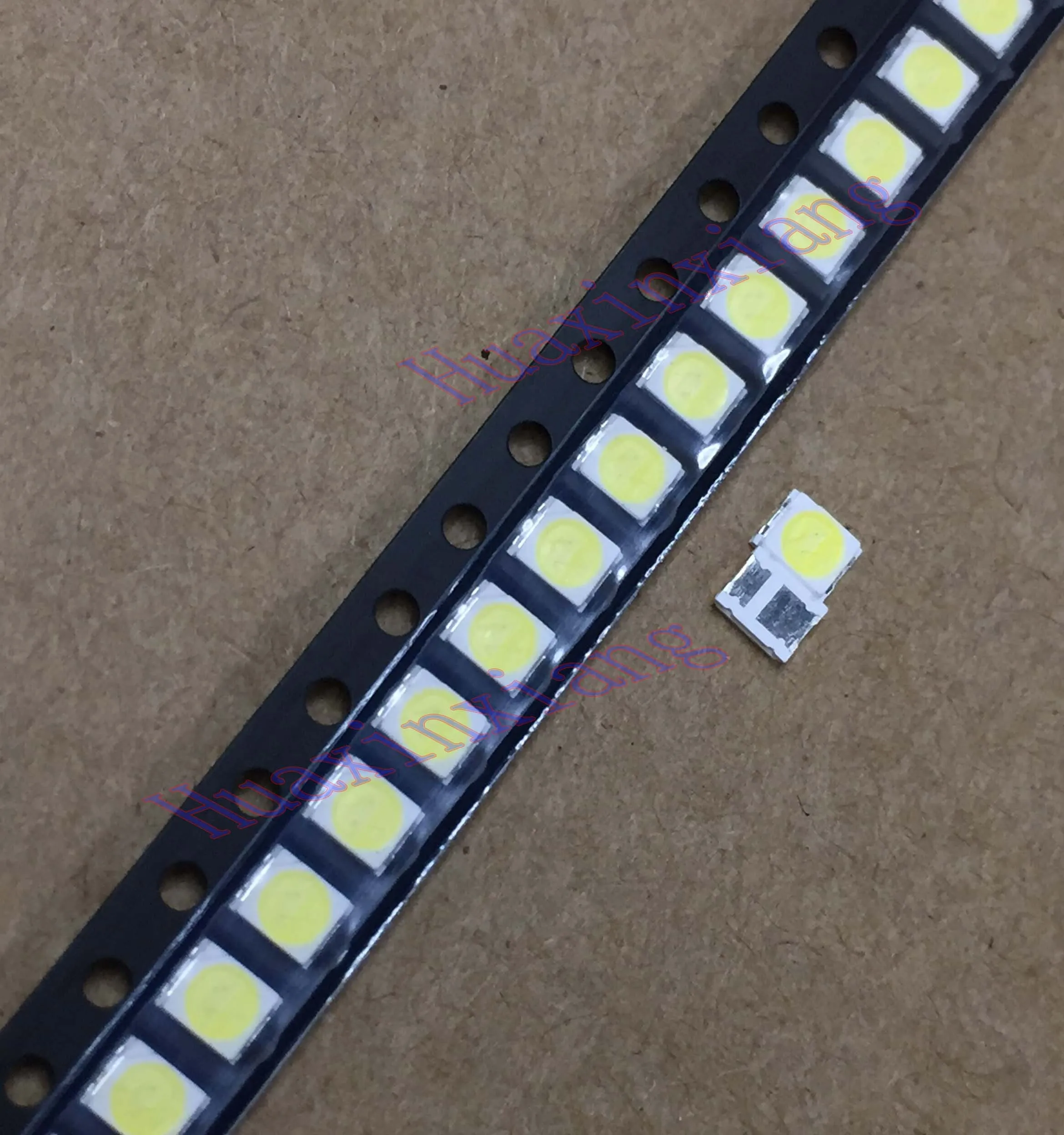 100 шт./лот Jufei 1W 2835 3V SMD светодиодный 3528 88LM холодный белый для ТВ/ЖК-подсветка