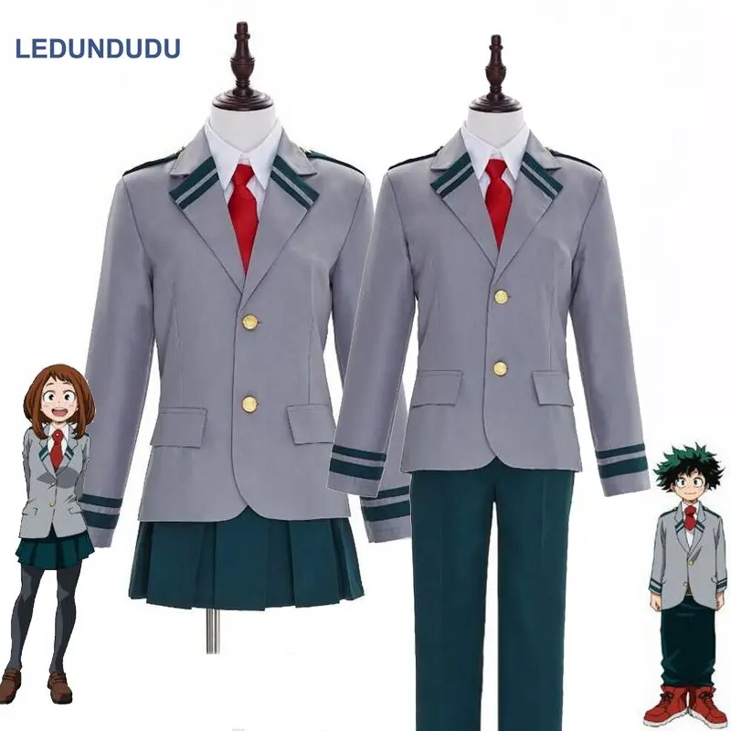 Boku no Hero academic OCHACO URARAKA школьная форма My Midoriya Izuku Todoroki Shoto костюмы для косплея на