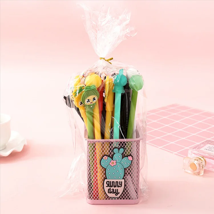 D 20 шт./компл. гелевая ручка Kawaii caneta Творческий lapices Единорог papelaria kalem стационарный материал Эсколар милые boligrafo - Цвет: D