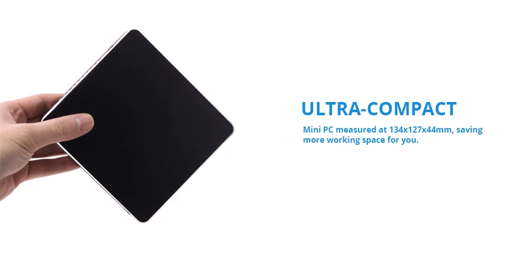 Мини ПК Intel Core i7-7500U Windows 10 8GB ram 480GB SSD HDMI VGA 4K UHD 300M WiFi Gigabit Ethernet 6* USB неттоп NUC