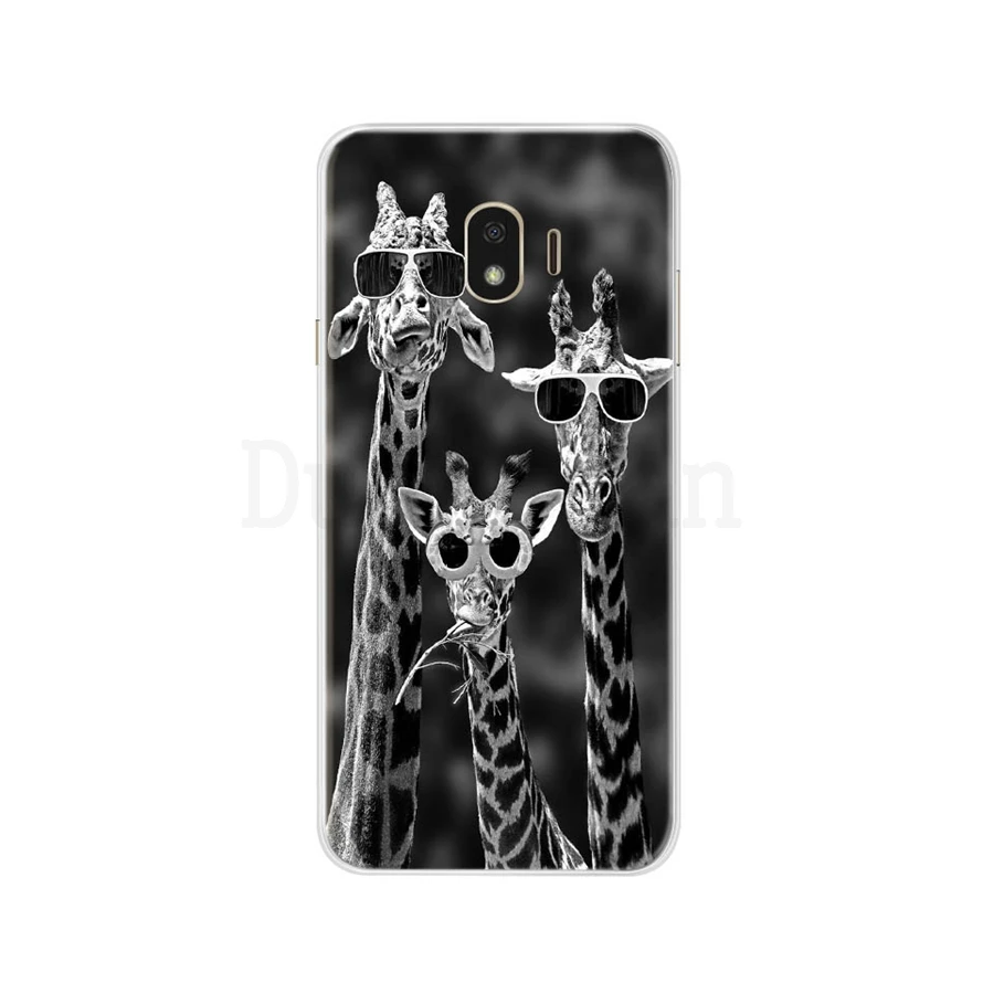 Светло-зеленый Чехол для samsung Galaxy J4 sm-j400f TPU Мягкий силиконовый милый чехол для телефона для samsung Galaxy J4 Plus J415 Hoesje - Цвет: Светло-зеленый