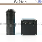 Автофокус 1080P 60FPS SONY SENSOR IMX290 HDMI видео промышленный Автофокус микроскоп камера + 100X C-Mount объектив для ремонта печатных плат