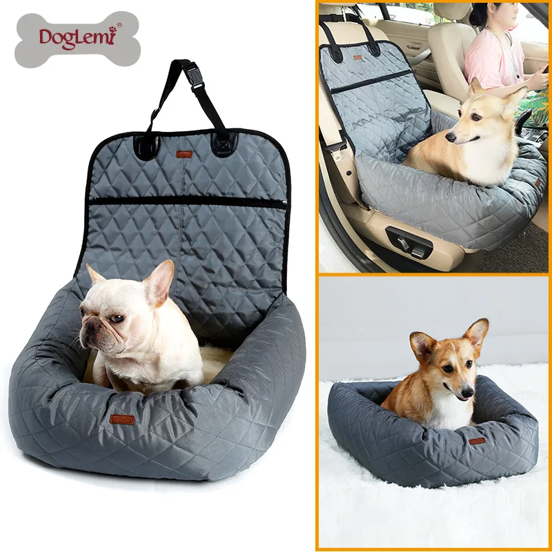 DogLemi Funtional Pet Booster кровать роскошный чехол на сиденье автомобиля для питомца и