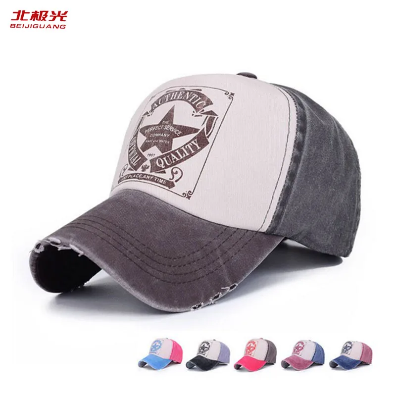 BeiJiGuang Бейсбол Кепки s на лето и весну Snapback хип хоп ВС Винтаж с принтом звезды Шапки