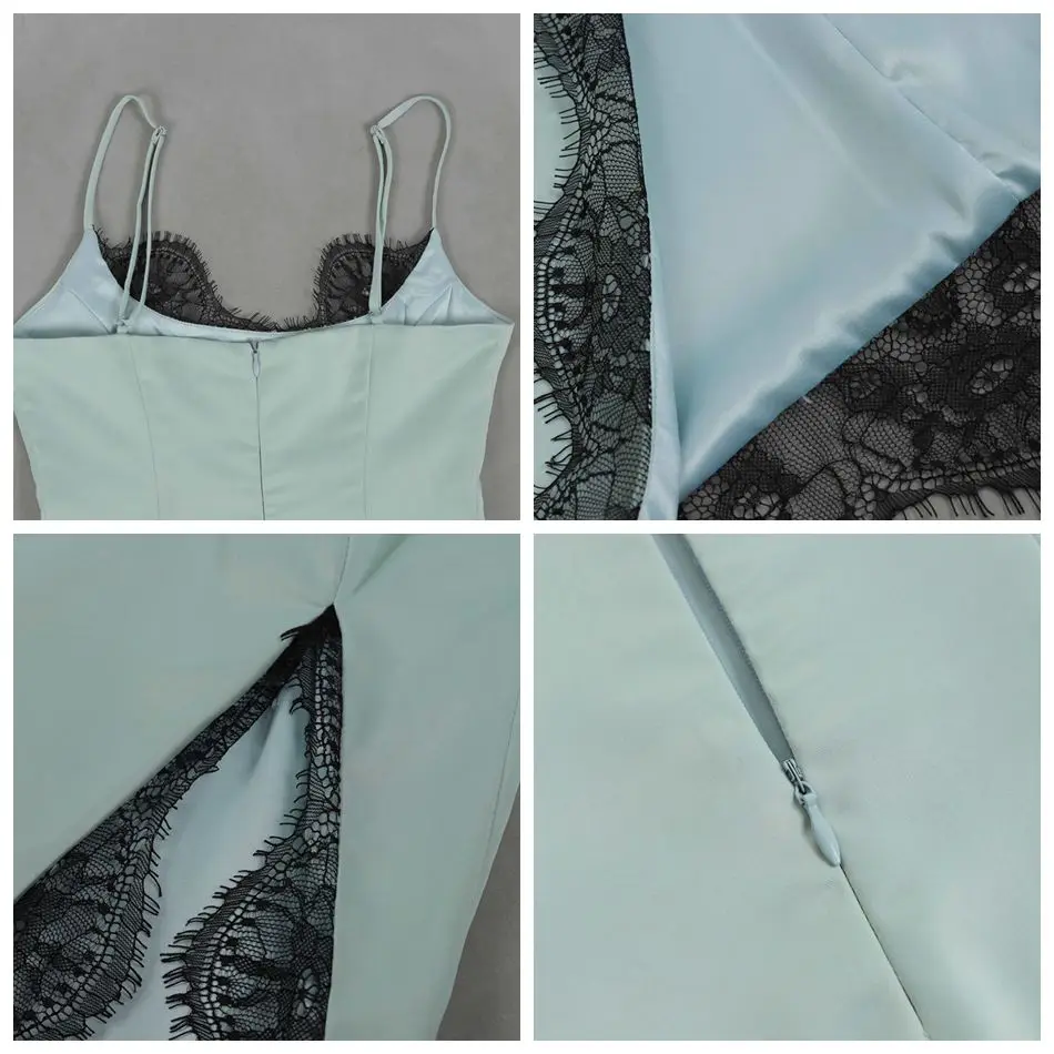 Новые знаменитости вечерние Женское Платье облегающее Спагетти ремень