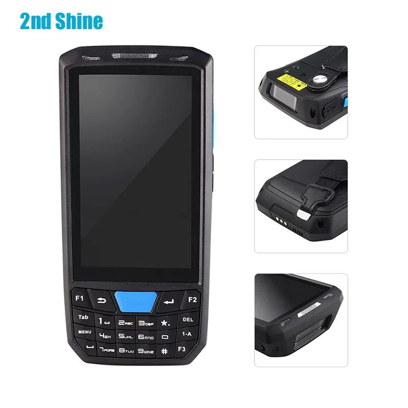 Портативный Bluetooth 4 0 программируемый Ручной 1D 2D сканер штрих кода T805 Android 7