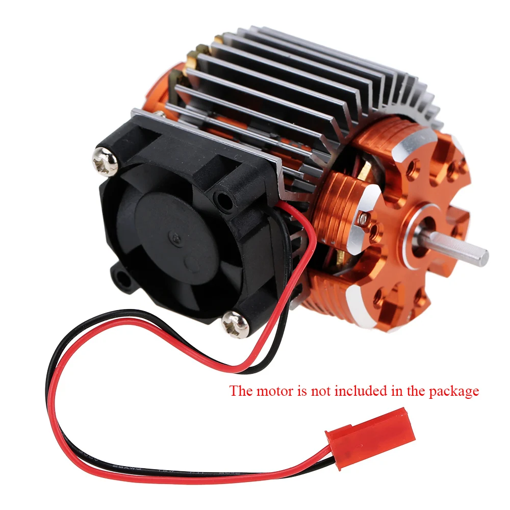 Радиатор двигателя 7014 с охлаждающим вентилятором для HSP 1/10 RC Car 540/550 3650|motor heat sink|motor