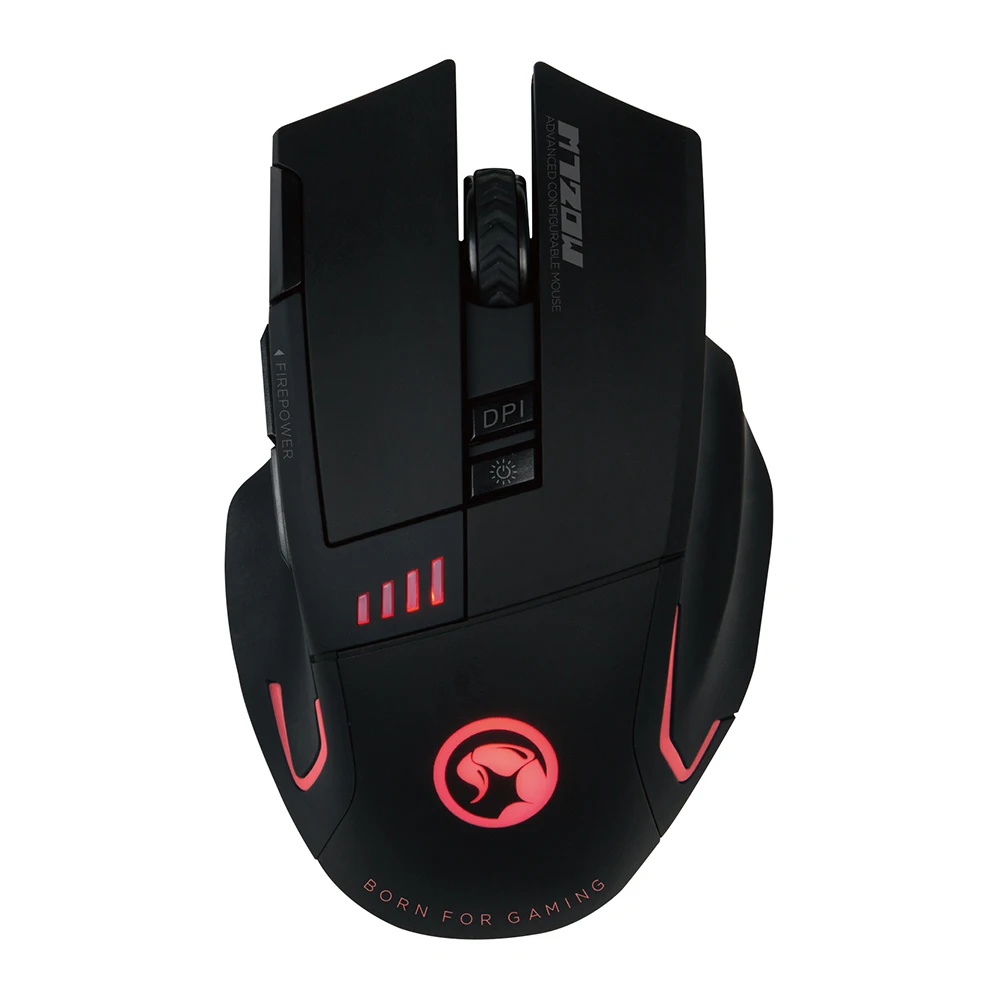 MARVO M720W игровая мышь, 8 кнопок светодиодный беспроводной мыши, Регулируемый dpi оптический, эргономический USB Мыши для ПК/ноутбуков/компьютера