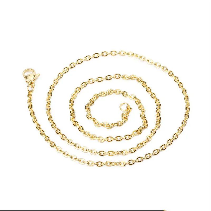 Оптовая продажа 30 шт. цепочка из нержавеющей стали с застежкой-лобстером