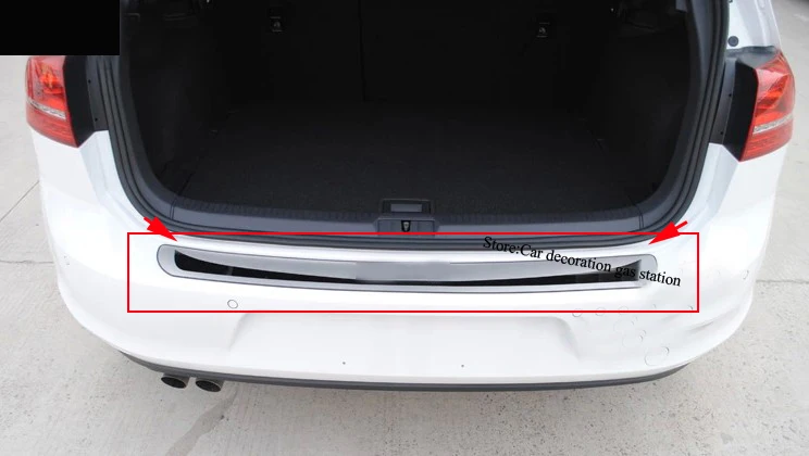 

Лидер продаж, Накладка на порог заднего бампера из нержавеющей стали для Volkswagen GOLF 7 MK7 2013 2014