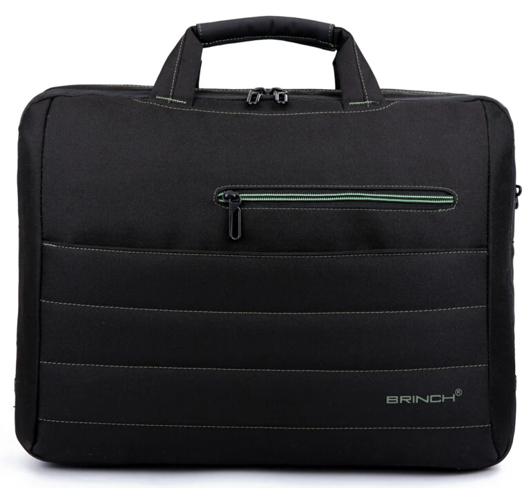 Сумка-мессенджер для ноутбука и планшета Brinch 15 6 17 3 дюйма однотонный нейлоновый