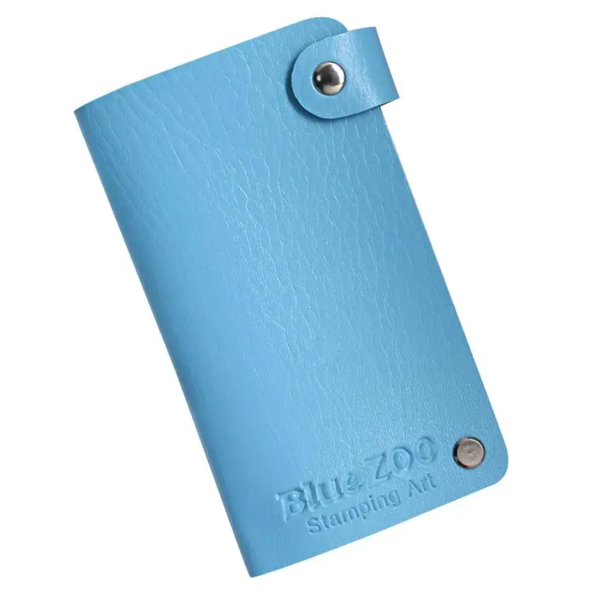 Простой и модный дизайн 24 слота Стикеры для ногтей штамповки пластины Ручка