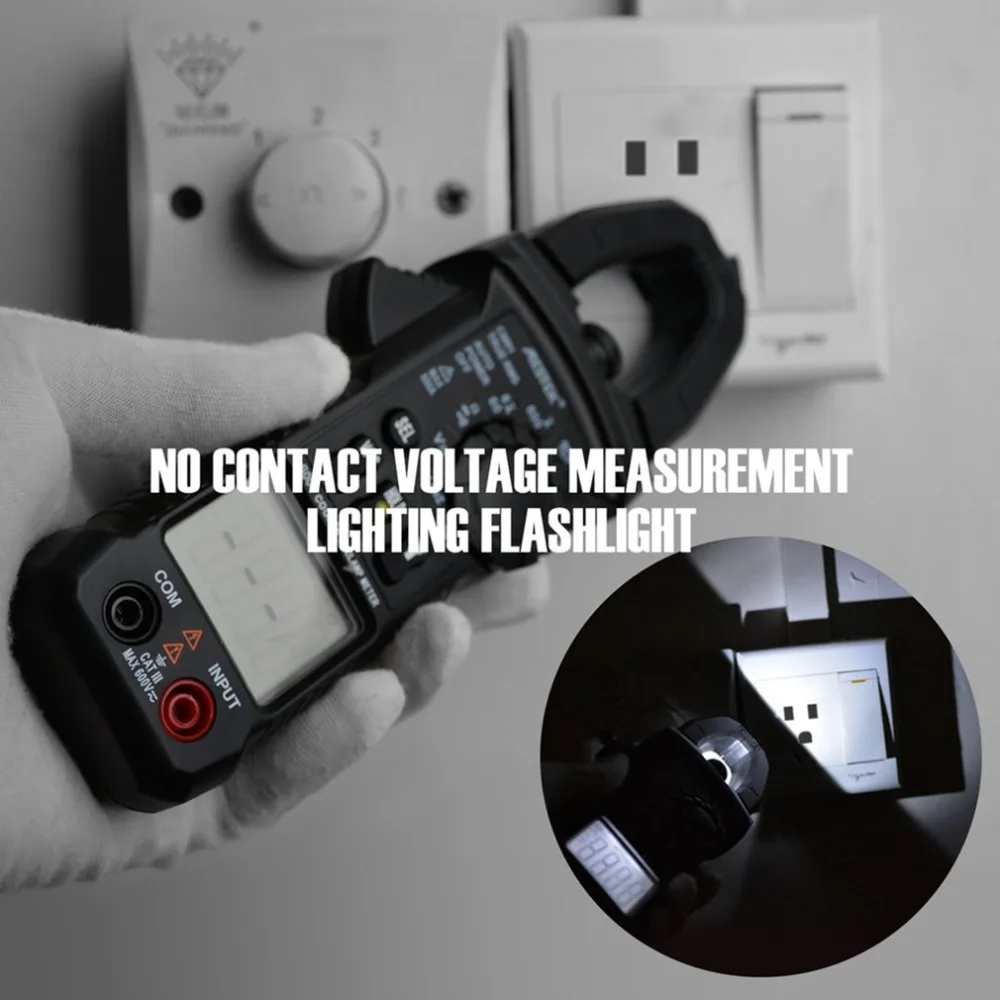 MESTEK Digitale strootang True RMS CM81 мультиметр 5999 Telt AC/DC Вольт Ампер Ом LowZ NCV тестер диодов с Zaklamp
