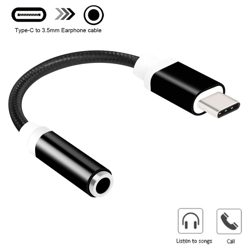 USB 3 1 тип c до 5 мм Кабель адаптер для наушников Тип C штекер AUX аудио Женский Разъем