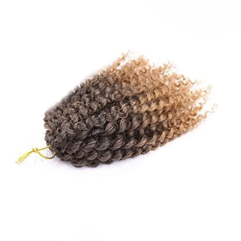 3 Bundles 90g 8 Virgin Brazilian Kinky Curly Hair Weave Human Extension | Красота и здоровье