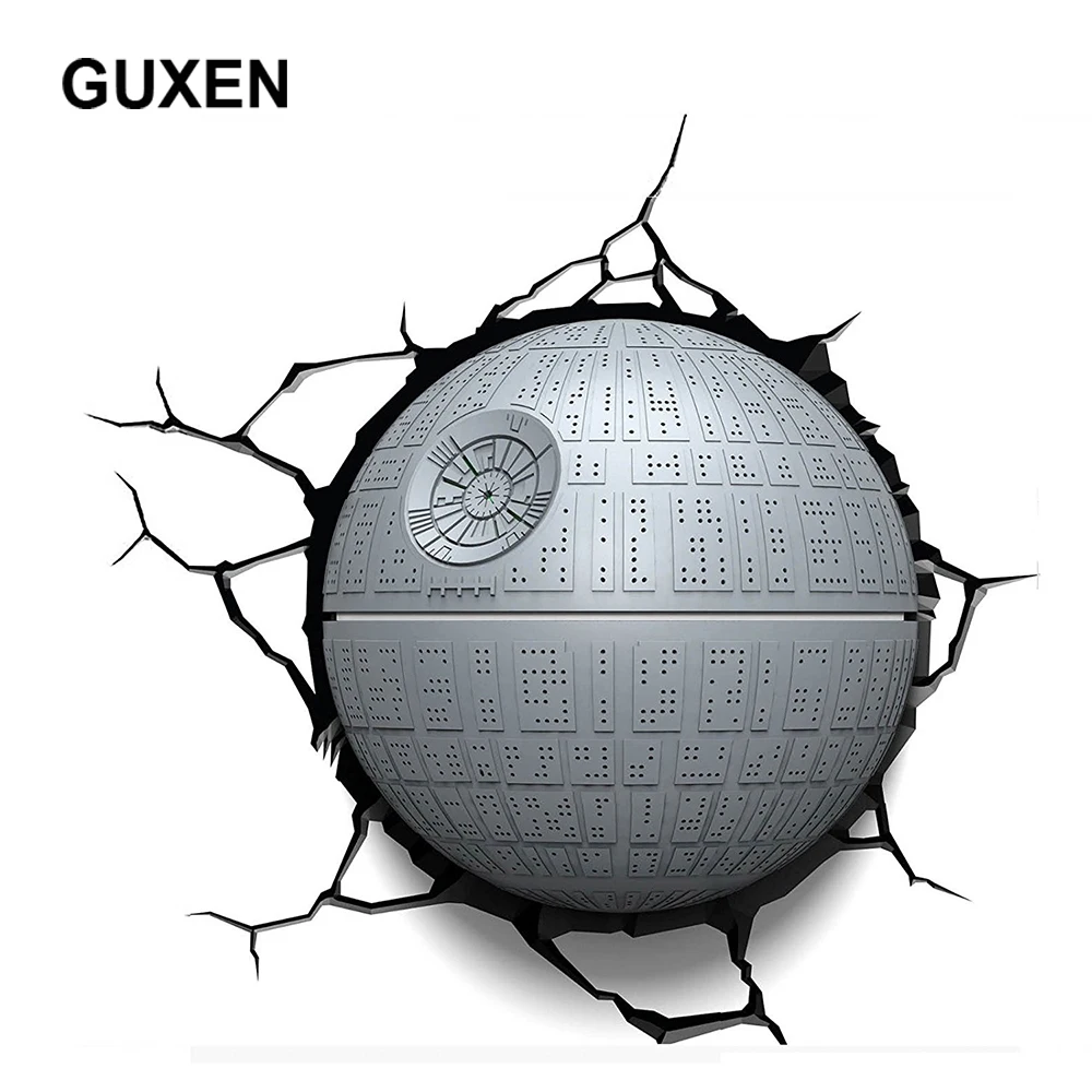 Guxen 3D светодио дный Deco светодиодный ночник Звездные войны смерть звезда игрушки
