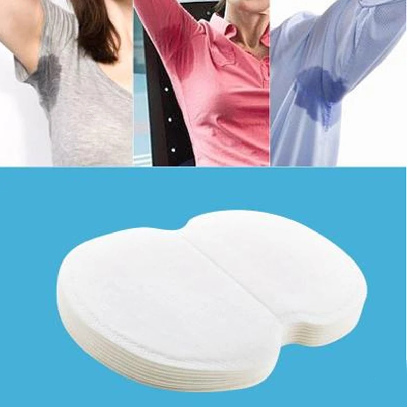 

High Grade 50pcs Unisex Armpit Perspiration Antiperspirant Deodorant Underarm Absorbing Sweat Shield Pad Sweat Absorption Paste